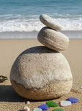 Solitude - Three Stone Serenity Stack