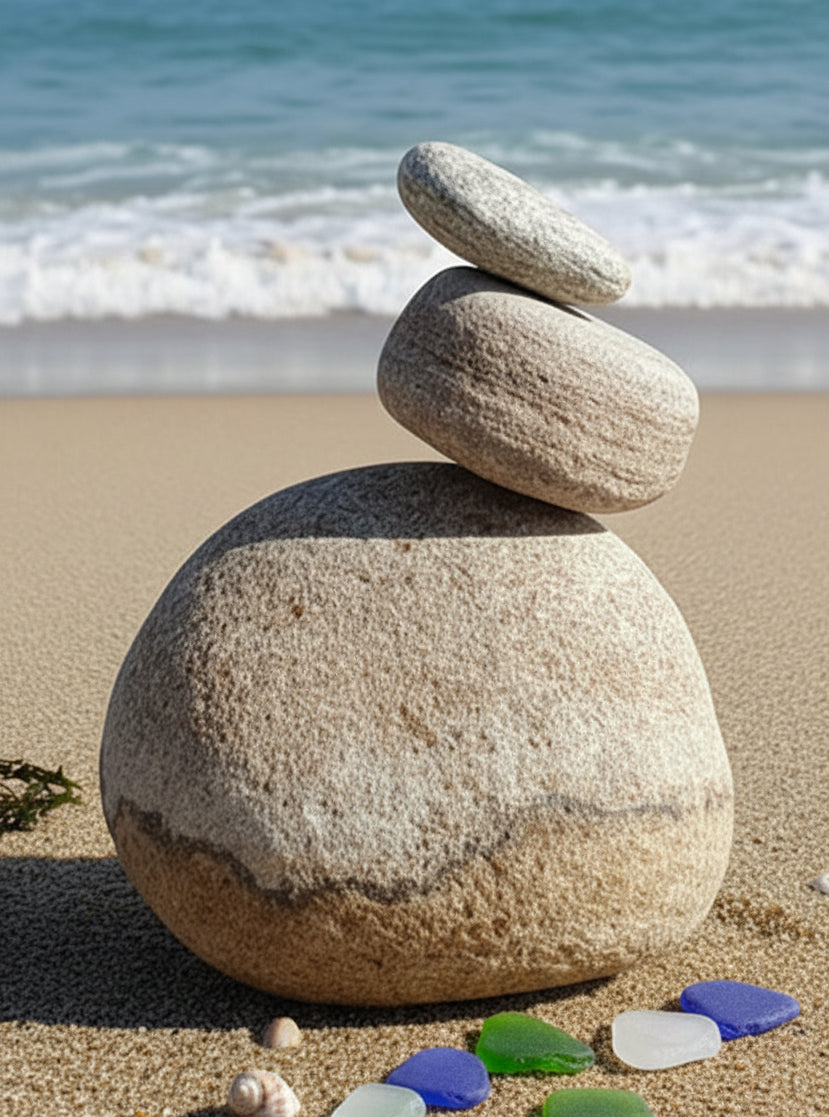 Solitude - Three Stone Serenity Stack