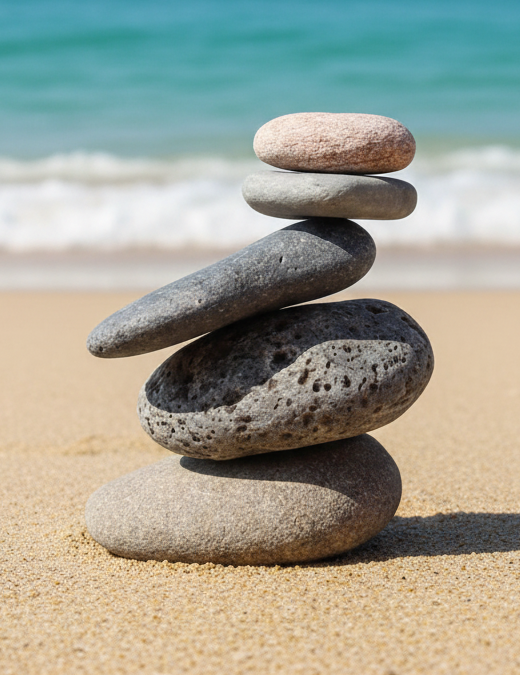 Lullaby - Five Stone Serenity Stack