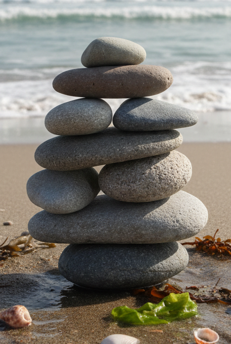 Celestial - Nine Stone Serenity Stack