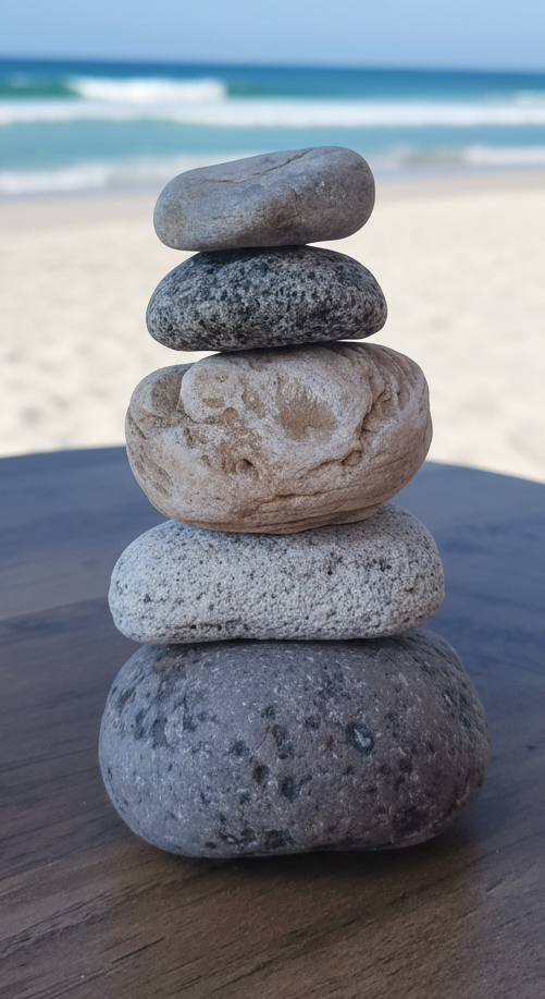 Charm - Five Stone Serenity Stack